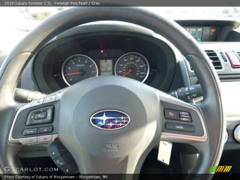 Venetian Red Pearl / Gray 2016 Subaru Forester 2.5i