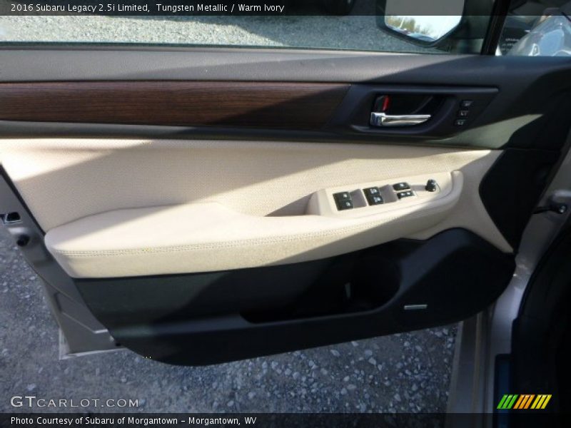 Tungsten Metallic / Warm Ivory 2016 Subaru Legacy 2.5i Limited