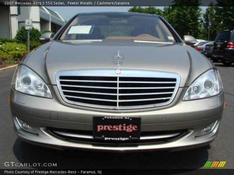 Pewter Metallic / Cashmere/Savanna 2007 Mercedes-Benz S 550 Sedan