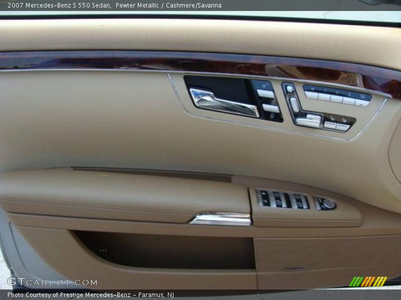 Pewter Metallic / Cashmere/Savanna 2007 Mercedes-Benz S 550 Sedan
