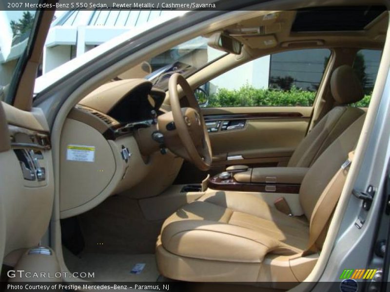 Pewter Metallic / Cashmere/Savanna 2007 Mercedes-Benz S 550 Sedan
