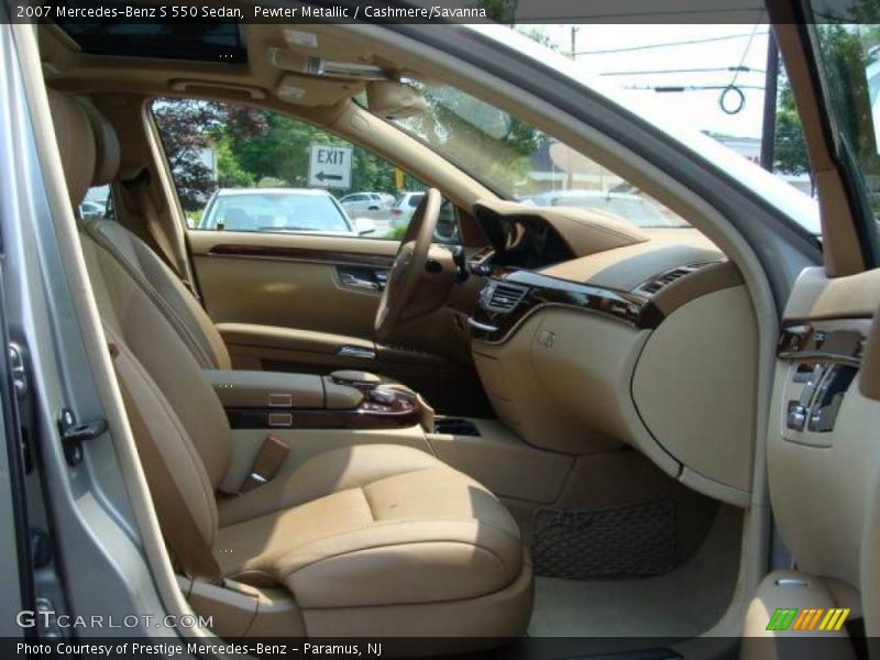Pewter Metallic / Cashmere/Savanna 2007 Mercedes-Benz S 550 Sedan