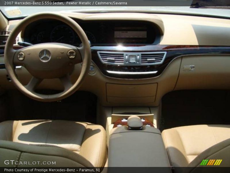 Pewter Metallic / Cashmere/Savanna 2007 Mercedes-Benz S 550 Sedan