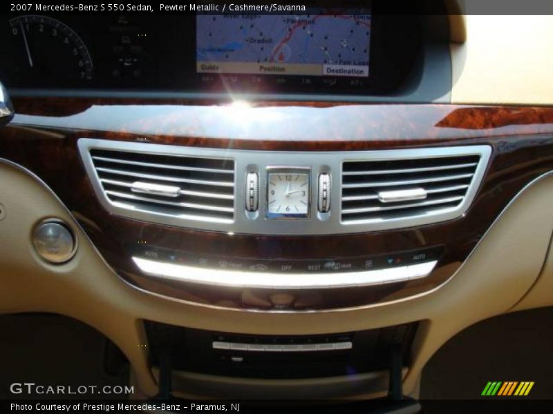 Pewter Metallic / Cashmere/Savanna 2007 Mercedes-Benz S 550 Sedan