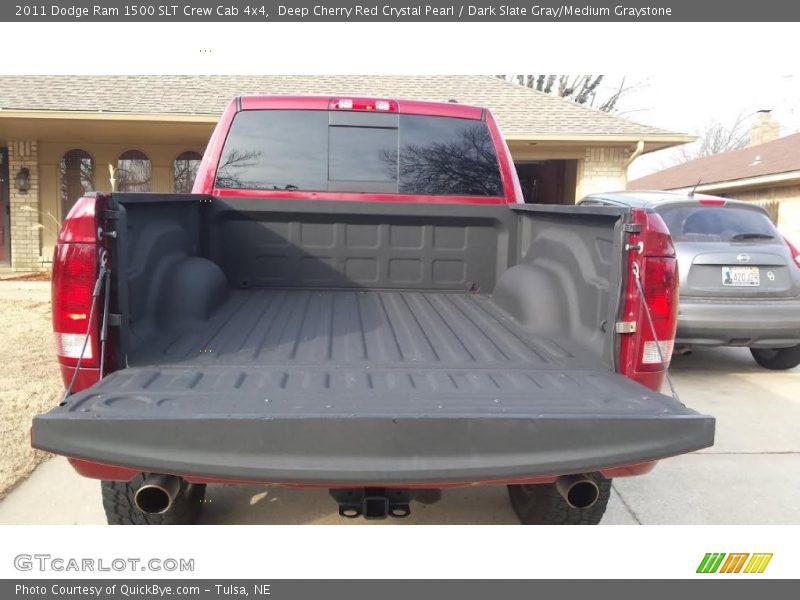 Deep Cherry Red Crystal Pearl / Dark Slate Gray/Medium Graystone 2011 Dodge Ram 1500 SLT Crew Cab 4x4