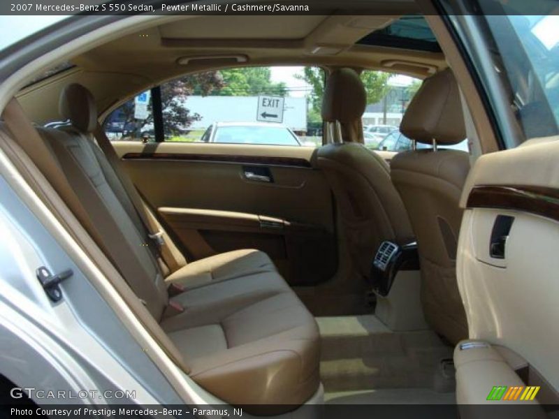 Pewter Metallic / Cashmere/Savanna 2007 Mercedes-Benz S 550 Sedan