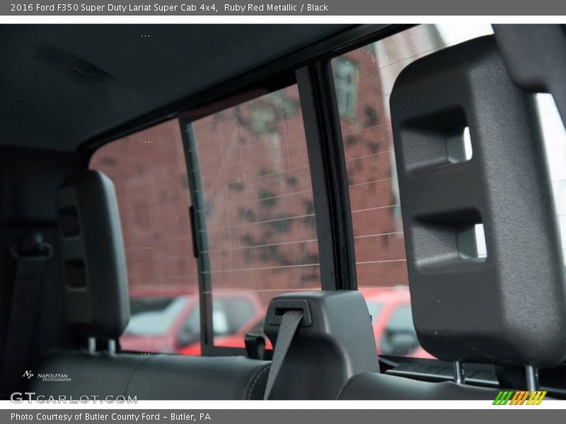 Ruby Red Metallic / Black 2016 Ford F350 Super Duty Lariat Super Cab 4x4