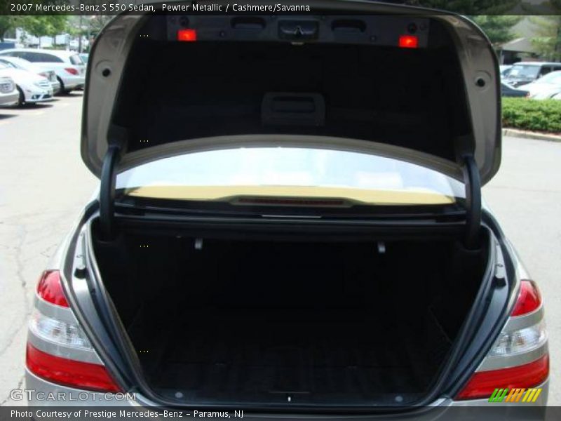Pewter Metallic / Cashmere/Savanna 2007 Mercedes-Benz S 550 Sedan