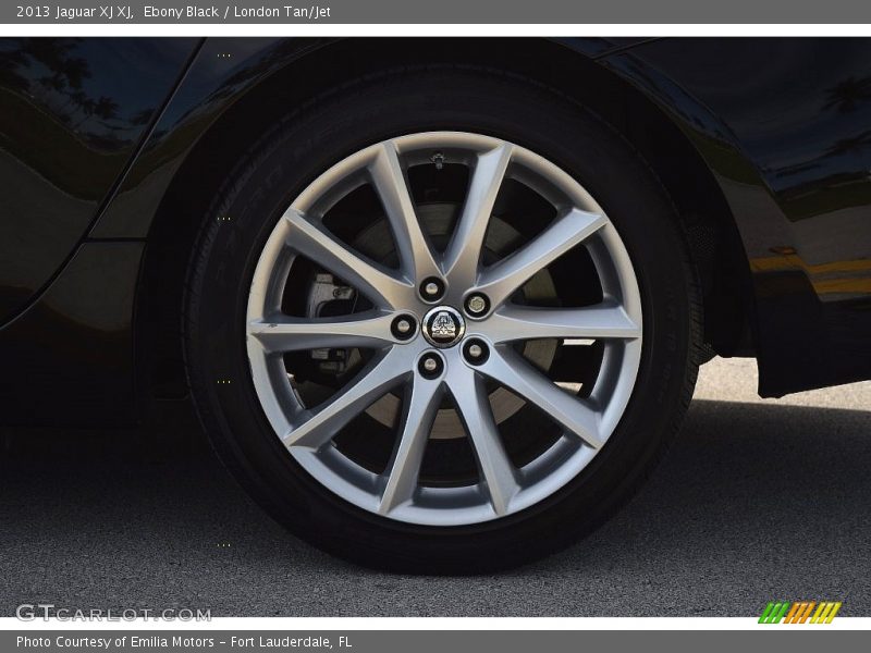 Ebony Black / London Tan/Jet 2013 Jaguar XJ XJ