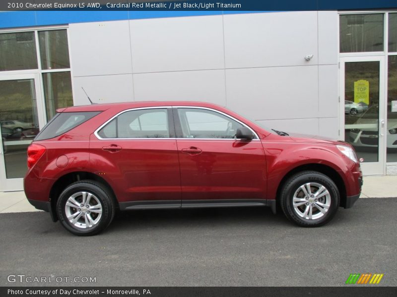 Cardinal Red Metallic / Jet Black/Light Titanium 2010 Chevrolet Equinox LS AWD