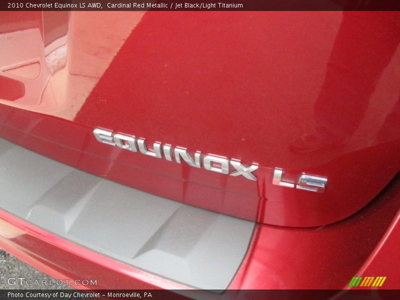 Cardinal Red Metallic / Jet Black/Light Titanium 2010 Chevrolet Equinox LS AWD
