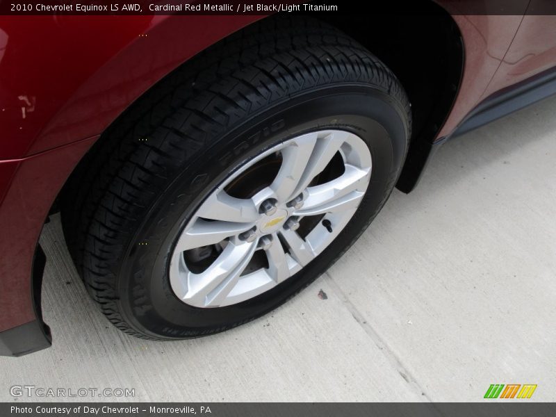 Cardinal Red Metallic / Jet Black/Light Titanium 2010 Chevrolet Equinox LS AWD