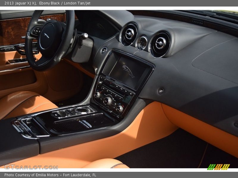 Ebony Black / London Tan/Jet 2013 Jaguar XJ XJ