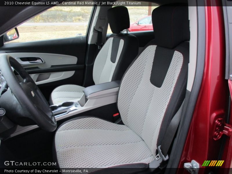 Cardinal Red Metallic / Jet Black/Light Titanium 2010 Chevrolet Equinox LS AWD
