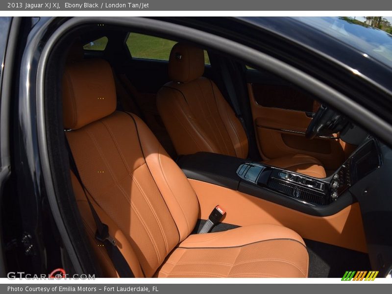 Ebony Black / London Tan/Jet 2013 Jaguar XJ XJ