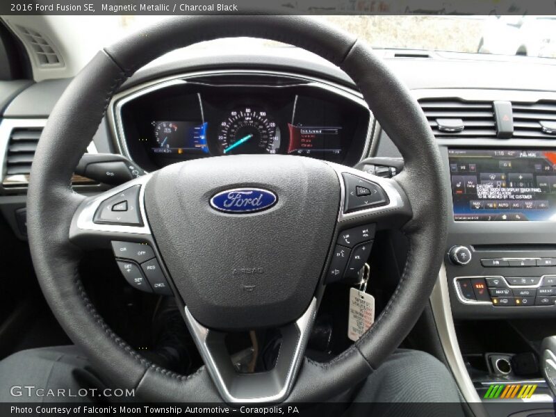 Magnetic Metallic / Charcoal Black 2016 Ford Fusion SE