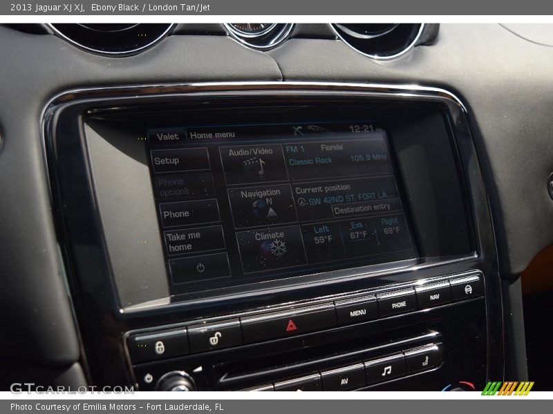 Ebony Black / London Tan/Jet 2013 Jaguar XJ XJ