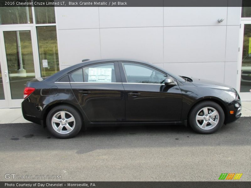 Black Granite Metallic / Jet Black 2016 Chevrolet Cruze Limited LT