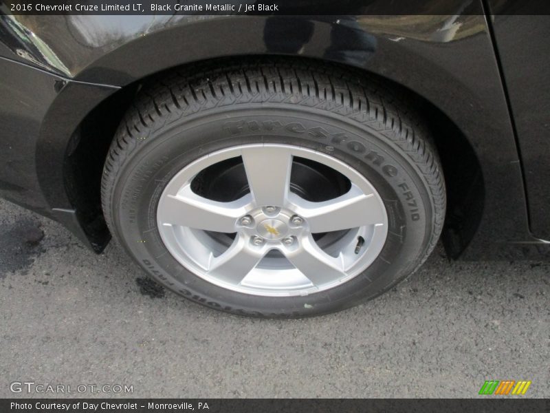 Black Granite Metallic / Jet Black 2016 Chevrolet Cruze Limited LT