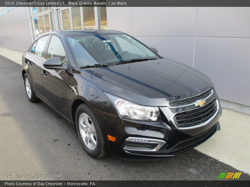 Black Granite Metallic / Jet Black 2016 Chevrolet Cruze Limited LT