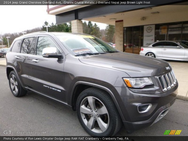 Granite Crystal Metallic / Overland Nepal Jeep Brown Light Frost 2014 Jeep Grand Cherokee Overland 4x4