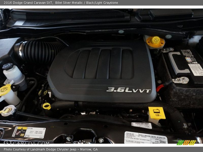Billet Silver Metallic / Black/Light Graystone 2016 Dodge Grand Caravan SXT