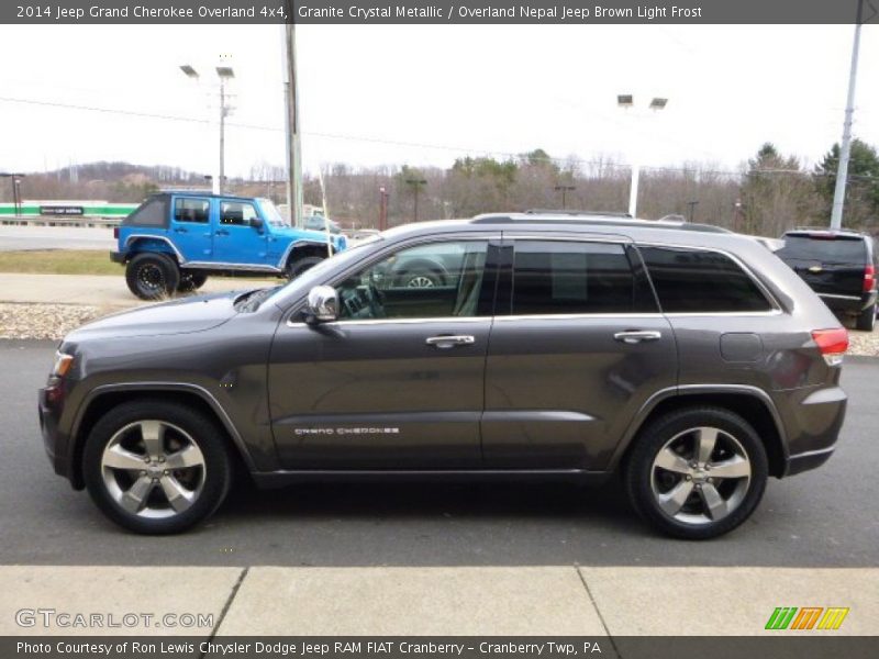 Granite Crystal Metallic / Overland Nepal Jeep Brown Light Frost 2014 Jeep Grand Cherokee Overland 4x4