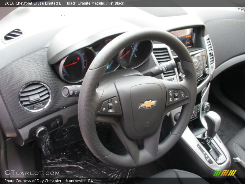 Black Granite Metallic / Jet Black 2016 Chevrolet Cruze Limited LT