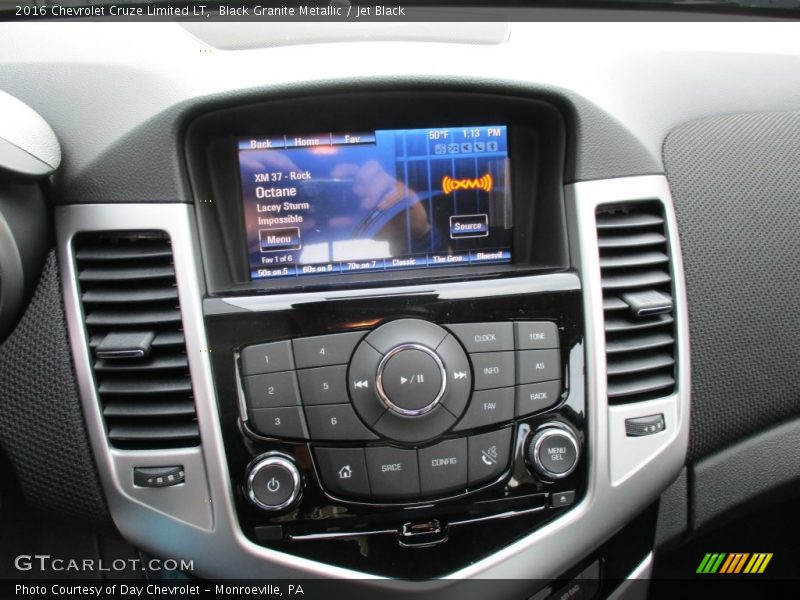 Black Granite Metallic / Jet Black 2016 Chevrolet Cruze Limited LT
