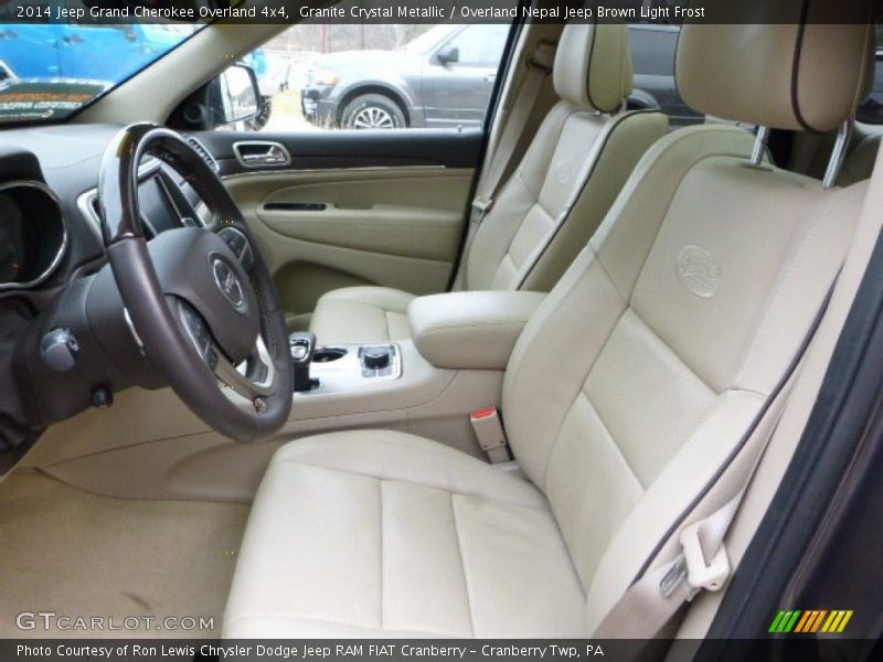 Granite Crystal Metallic / Overland Nepal Jeep Brown Light Frost 2014 Jeep Grand Cherokee Overland 4x4