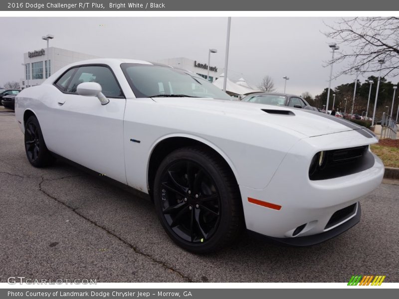 Bright White / Black 2016 Dodge Challenger R/T Plus