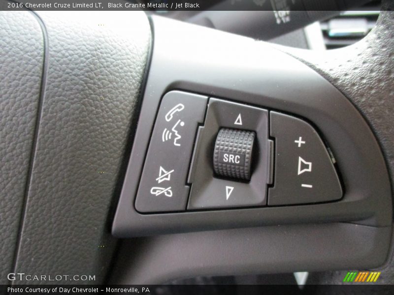 Black Granite Metallic / Jet Black 2016 Chevrolet Cruze Limited LT