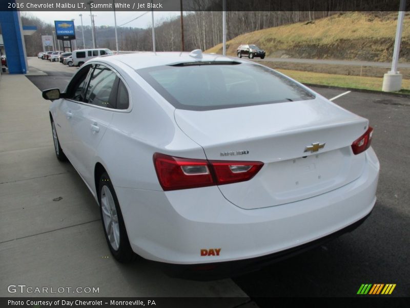 Summit White / Jet Black 2016 Chevrolet Malibu LT