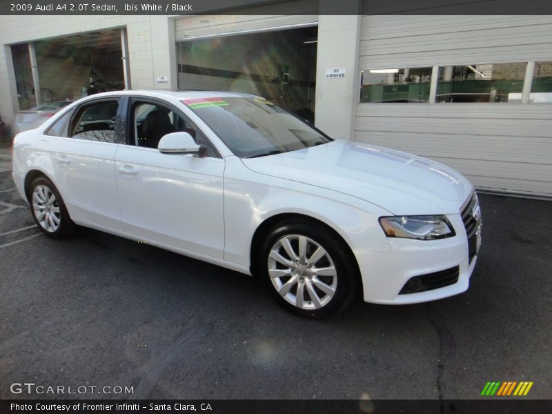 Ibis White / Black 2009 Audi A4 2.0T Sedan