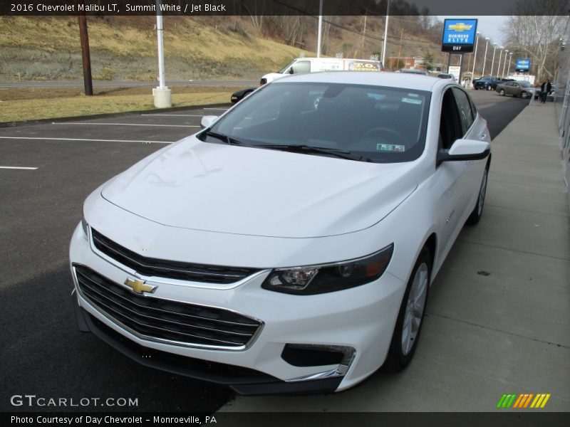 Summit White / Jet Black 2016 Chevrolet Malibu LT