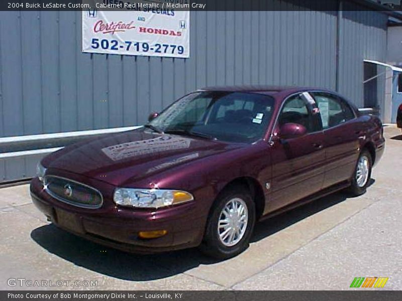 Cabernet Red Metallic / Medium Gray 2004 Buick LeSabre Custom