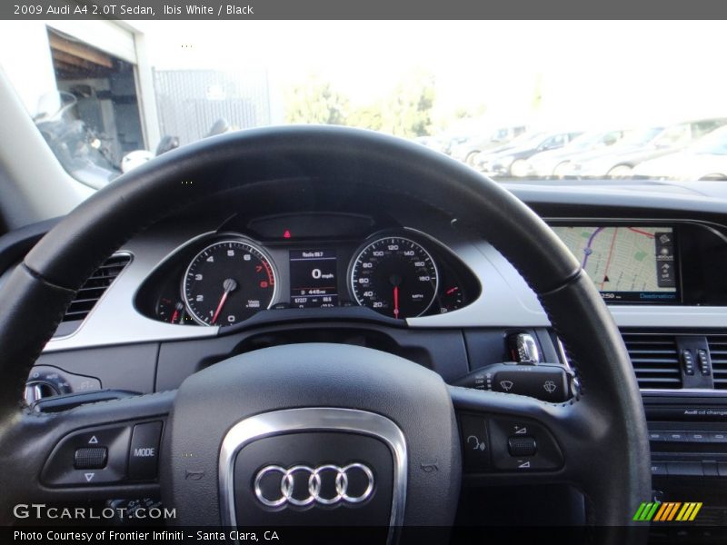 Ibis White / Black 2009 Audi A4 2.0T Sedan