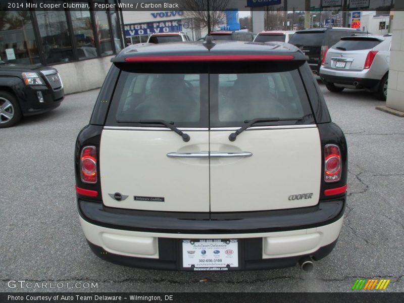 Pepper White / Carbon Black 2014 Mini Cooper Clubman