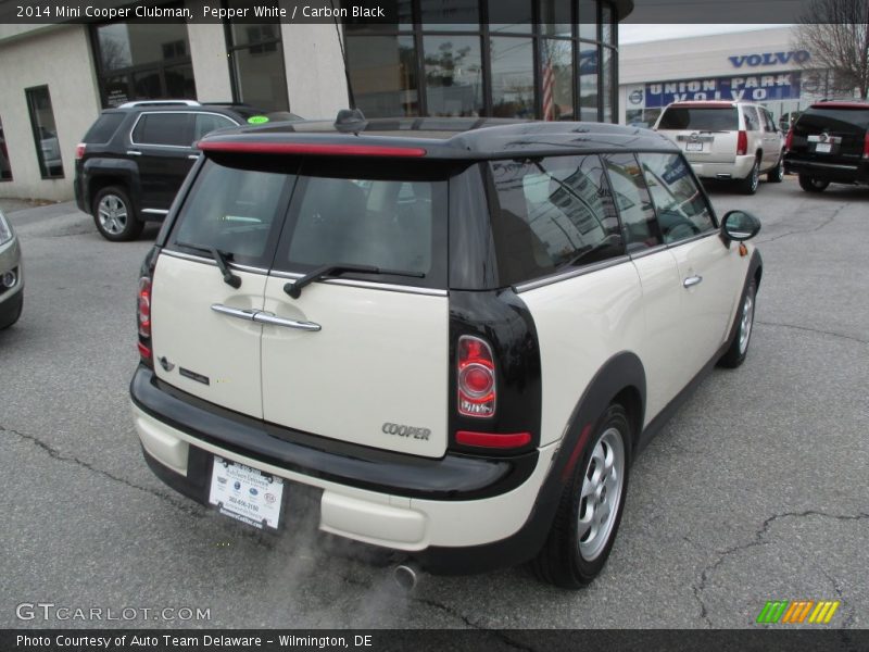 Pepper White / Carbon Black 2014 Mini Cooper Clubman