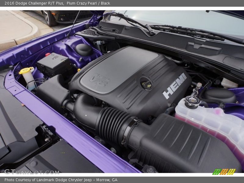 Plum Crazy Pearl / Black 2016 Dodge Challenger R/T Plus