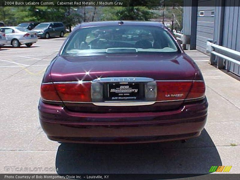 Cabernet Red Metallic / Medium Gray 2004 Buick LeSabre Custom
