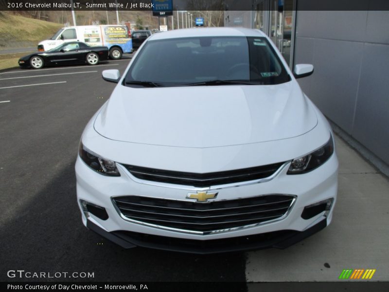 Summit White / Jet Black 2016 Chevrolet Malibu LT