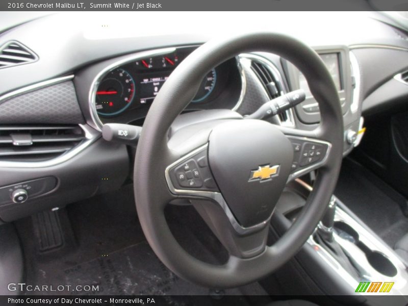 Summit White / Jet Black 2016 Chevrolet Malibu LT