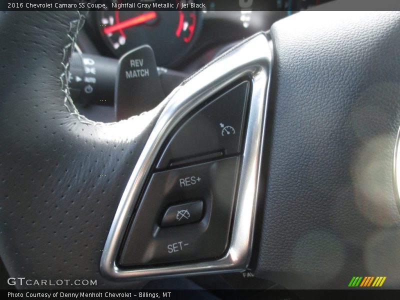 Nightfall Gray Metallic / Jet Black 2016 Chevrolet Camaro SS Coupe