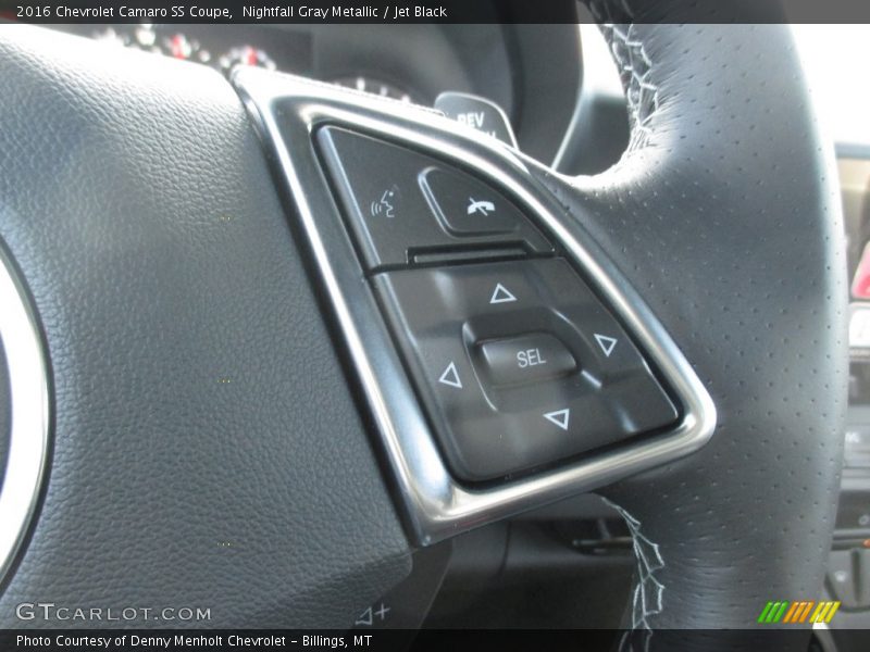 Nightfall Gray Metallic / Jet Black 2016 Chevrolet Camaro SS Coupe