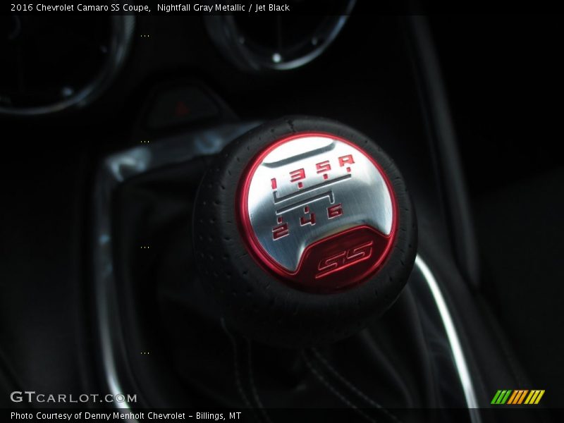 Nightfall Gray Metallic / Jet Black 2016 Chevrolet Camaro SS Coupe