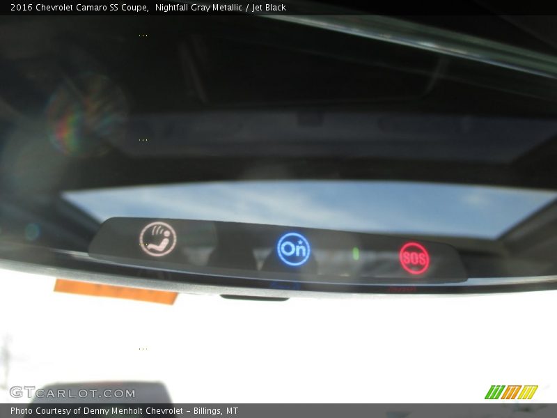 Nightfall Gray Metallic / Jet Black 2016 Chevrolet Camaro SS Coupe