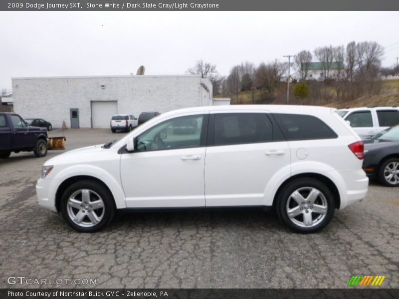 Stone White / Dark Slate Gray/Light Graystone 2009 Dodge Journey SXT