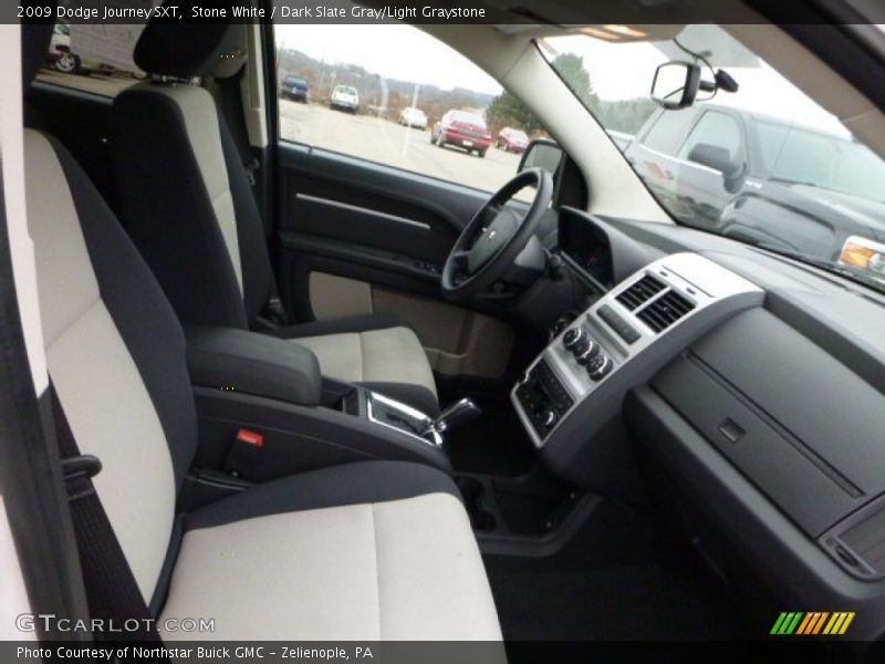 Stone White / Dark Slate Gray/Light Graystone 2009 Dodge Journey SXT