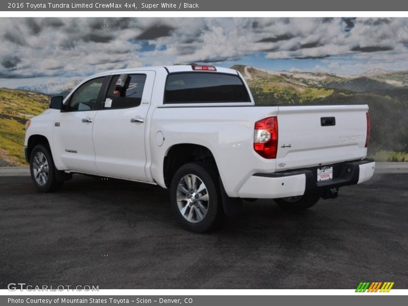 Super White / Black 2016 Toyota Tundra Limited CrewMax 4x4